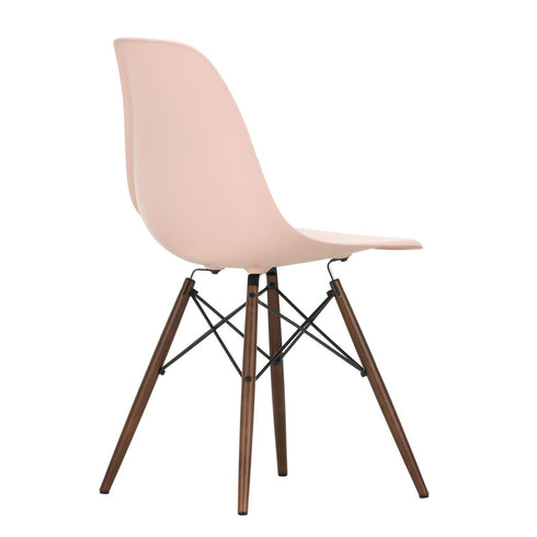 Cadeira Eames em Plástico DSW / Base dark maple